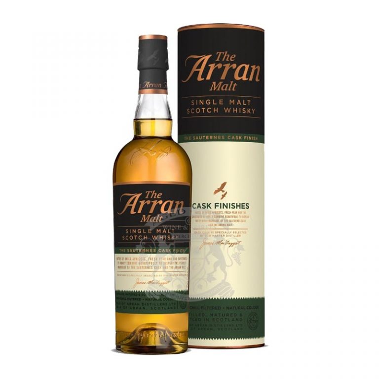 The Arran Malt Sauternes Cask Finish Single Malt Scotch Whisky Aged Cork Wine And Spirits