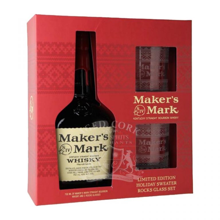 Woodford Reserve Distiller's Select Bourbon Whiskey Rock Glass Gift Set