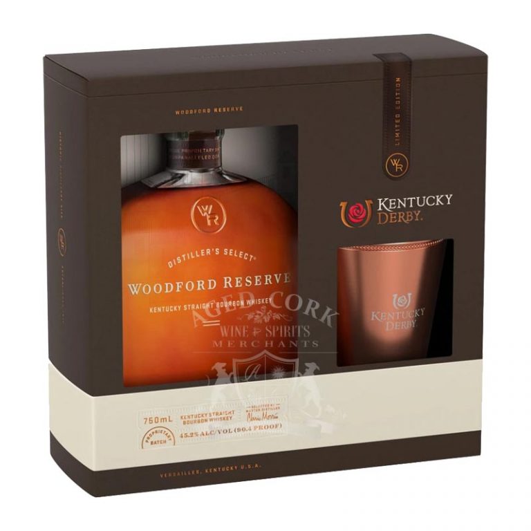 Woodford Reserve Distiller's Select Bourbon Whiskey Rock Glass Gift Set
